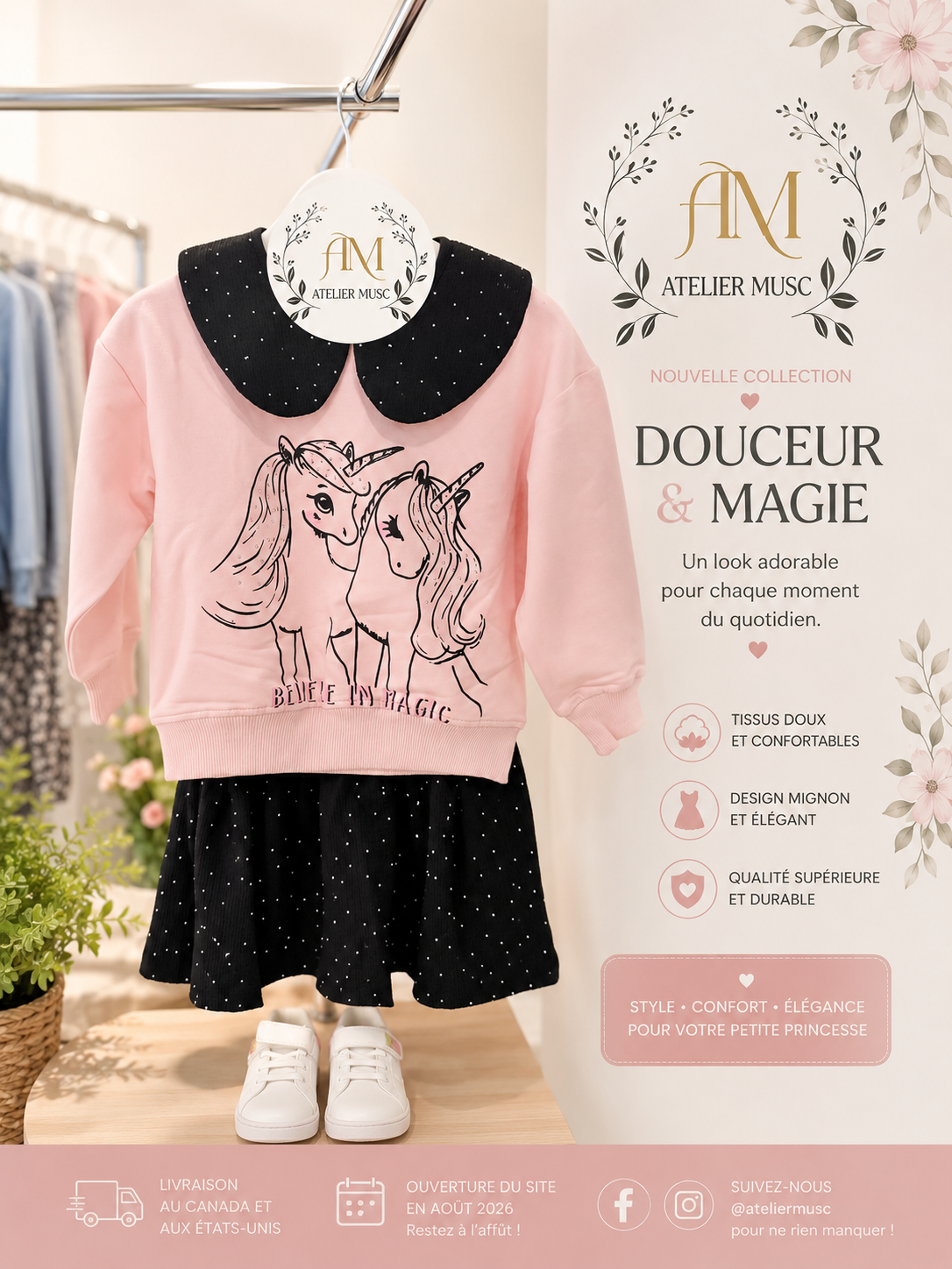 Magic Unicorn Girls’ Set