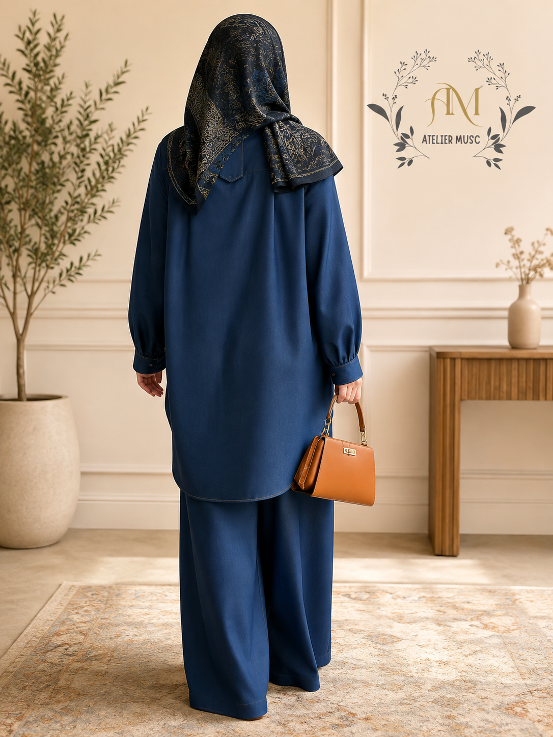 Soft Denim Elegance Set