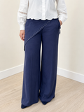 Studded Wrap Pants