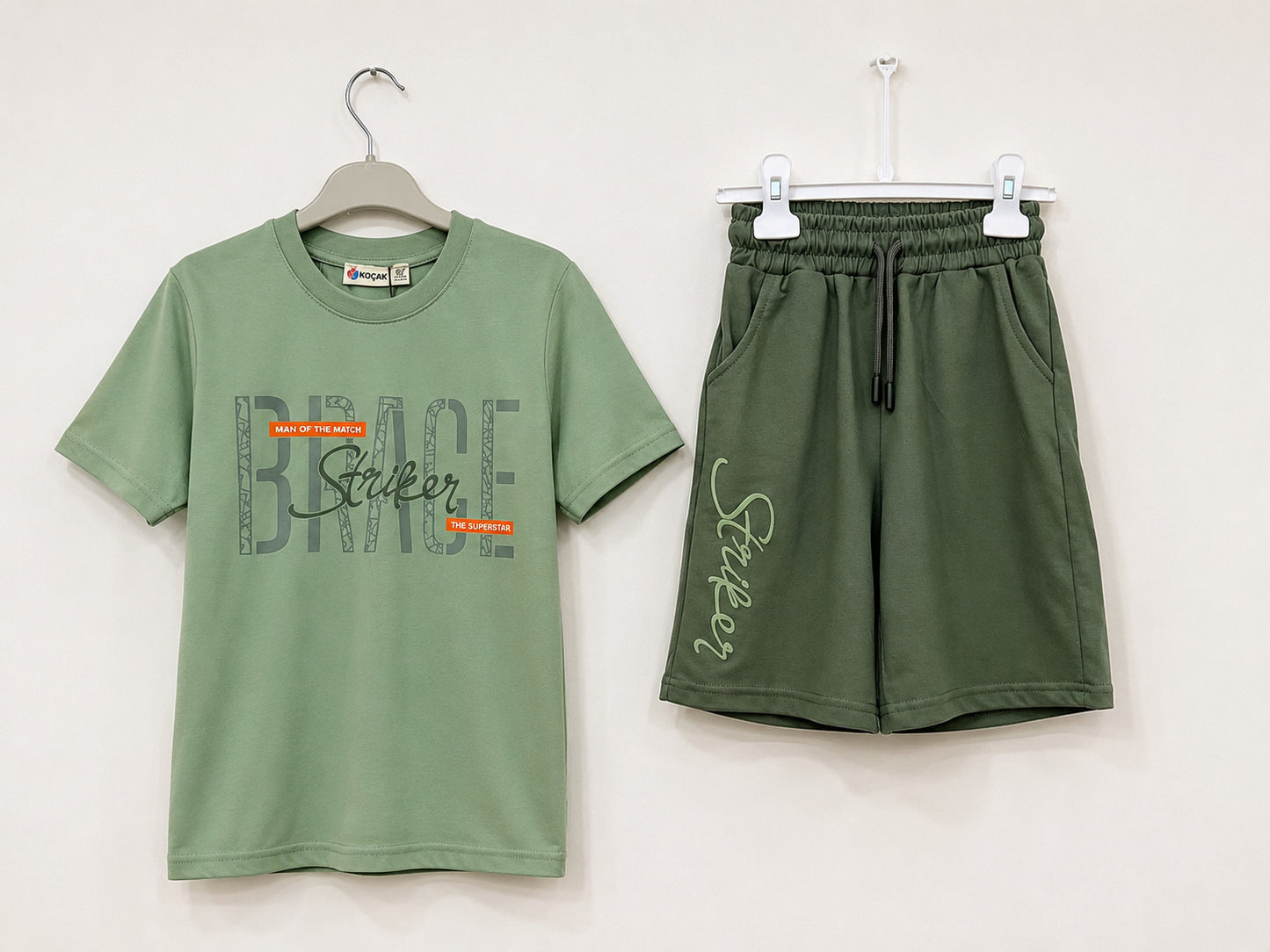 Sage Green Striker Outfit Display