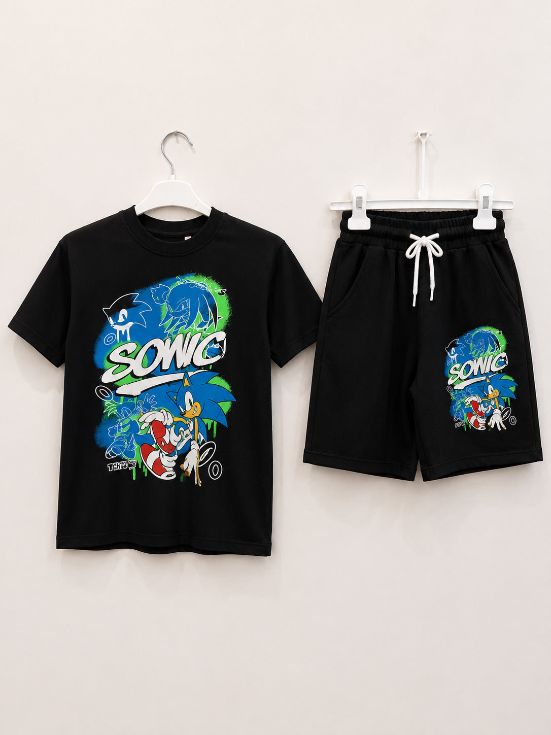 Ensemble T-shirt et short Sonic